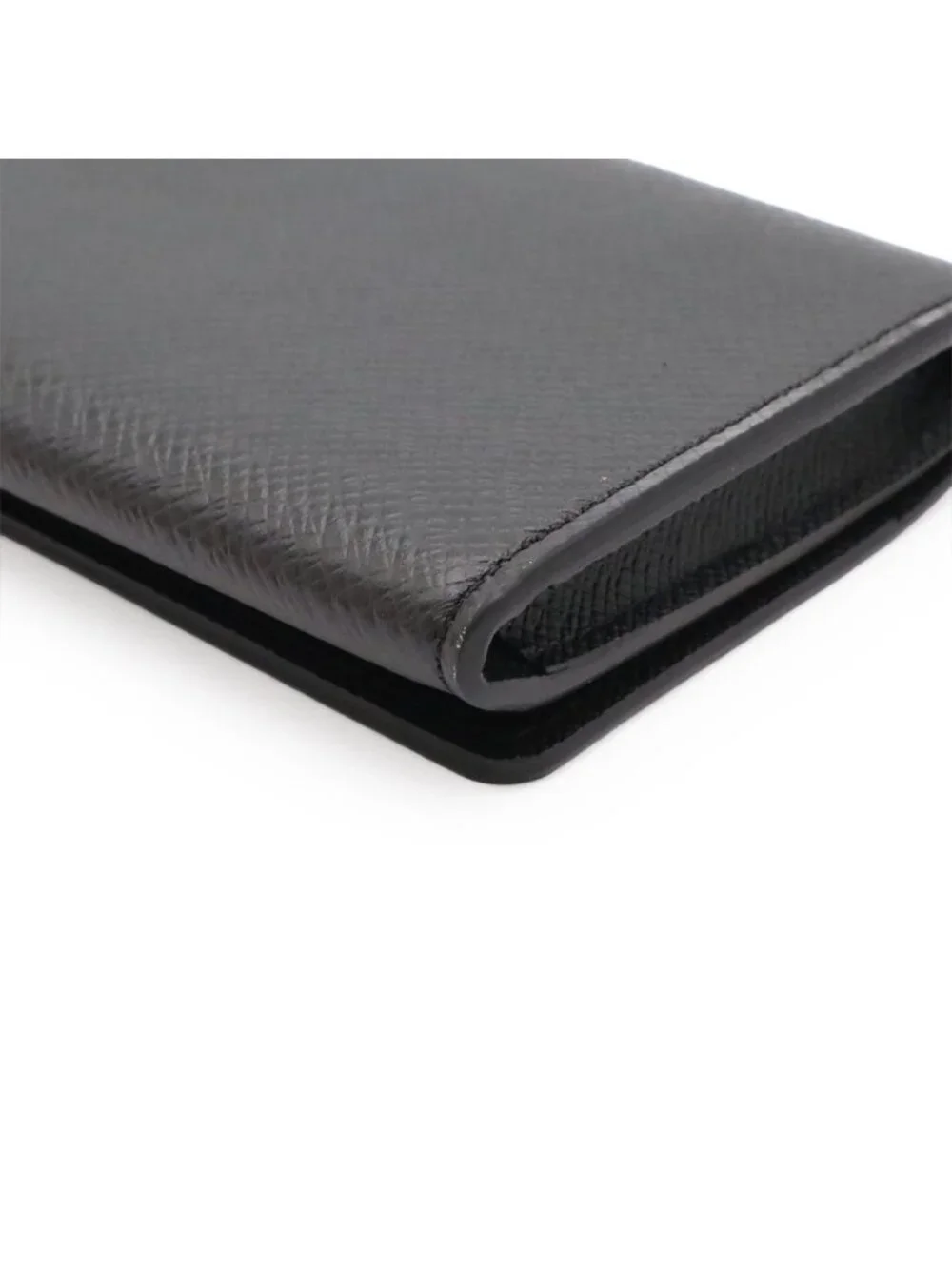 Louis Vuitton Taiga Envelope Carte de Visite NM Card Case Business Holder Noir